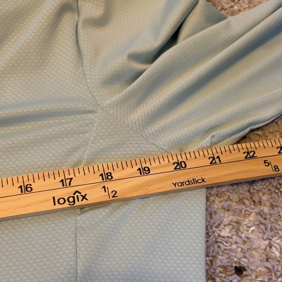 Bayleaf Women's Blue UPS 50" 2-way Zip Long Sleeve Cover Up Dress Sz: L, EUC - Picture 14 of 15